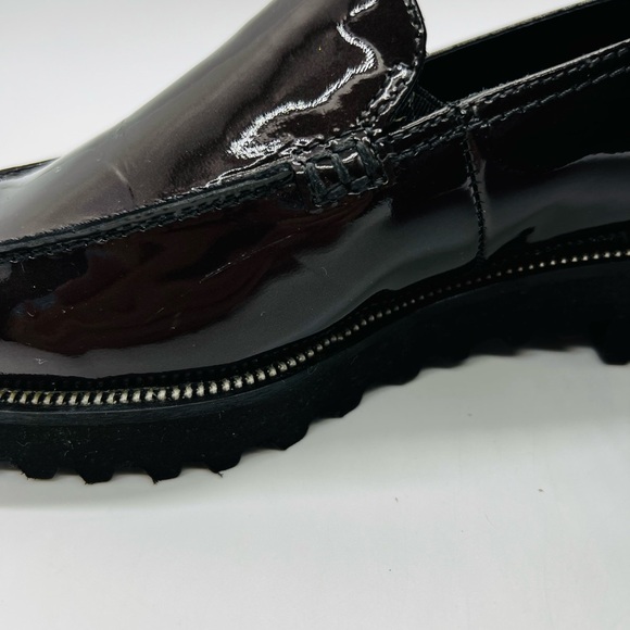 Paul Green Brown Patent Leather Women's Loafers Size 6.5 US - Picture 15 of 16